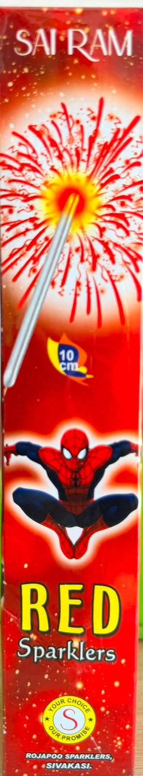 10cm RED SPARKLERS